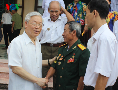Генсек ЦК КПВ побывал с рабочей поездкой в общине Вубан провинции Ханам